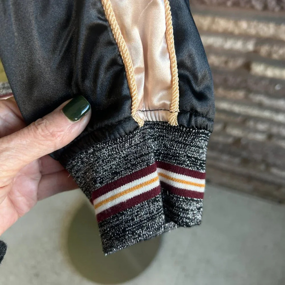 Maison Scotch Quilted Embroidered Army Bomber Jacket Size 2 = Medium - Picture 8 of 14